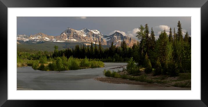 Waterton Lakes National Park Framed Mounted Print by Sonny Ryse