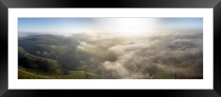 Yorkshire Dales mist Framed Mounted Print by Sonny Ryse
