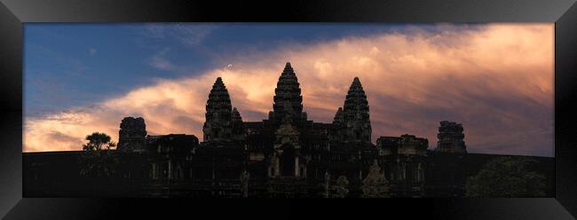ANGKOR WAT temple CAMBODIA Framed Print by Sonny Ryse
