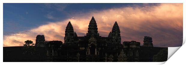 ANGKOR WAT temple CAMBODIA Print by Sonny Ryse