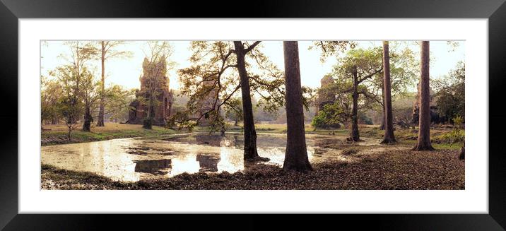 Ankor wat Khleang temples cambodia Framed Mounted Print by Sonny Ryse