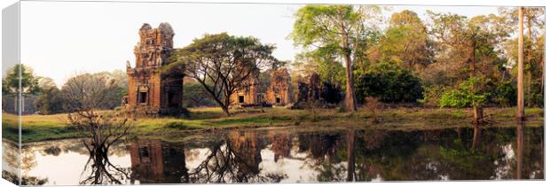 Behind the Khleang Temples - Ankor wat cambodia Canvas Print by Sonny Ryse