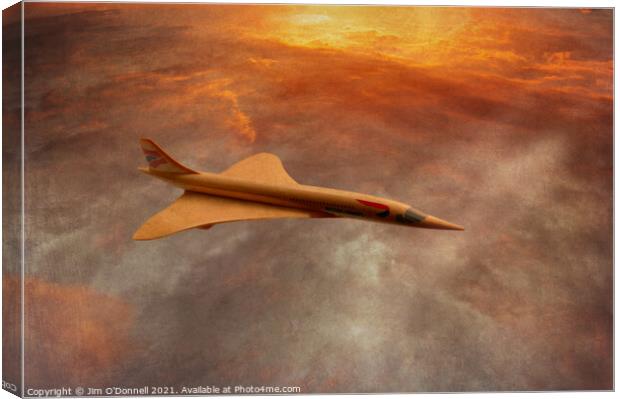 concorde2 Canvas Print by Jim O'Donnell