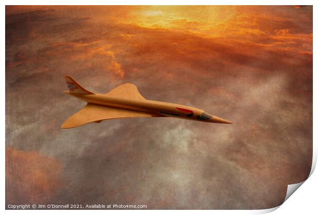 concorde2 Print by Jim O'Donnell