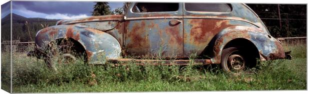 Ford V8 Truck Rusting Canvas Print by Sonny Ryse