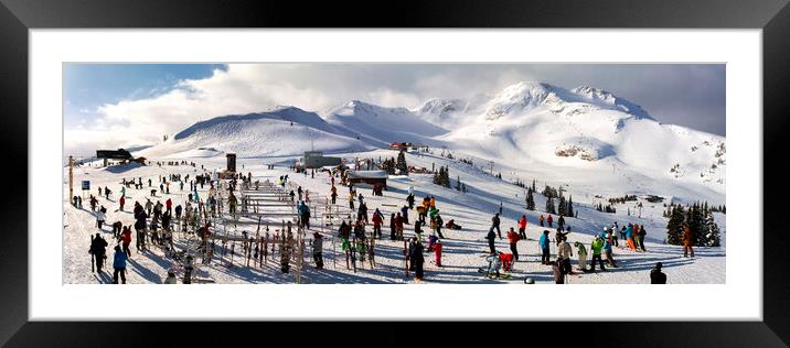 SNOW DAYS CANADA WHISTLER Framed Mounted Print by Sonny Ryse