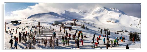 SNOW DAYS CANADA WHISTLER Acrylic by Sonny Ryse