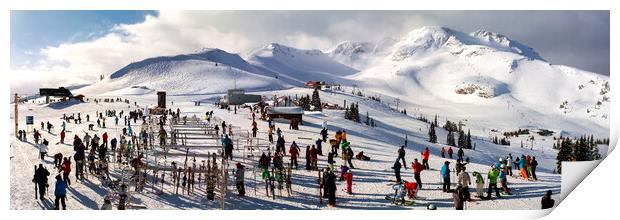 SNOW DAYS CANADA WHISTLER Print by Sonny Ryse