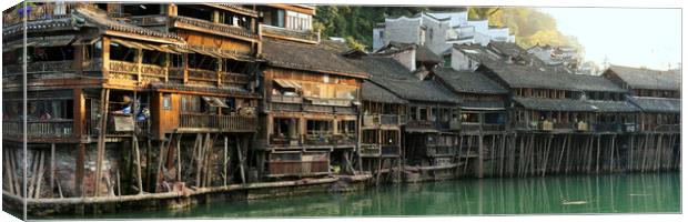 Fenhuang Phoenix old ancient Town China Canvas Print by Sonny Ryse