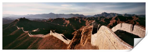 Jinshanling Great Wall of China Print by Sonny Ryse