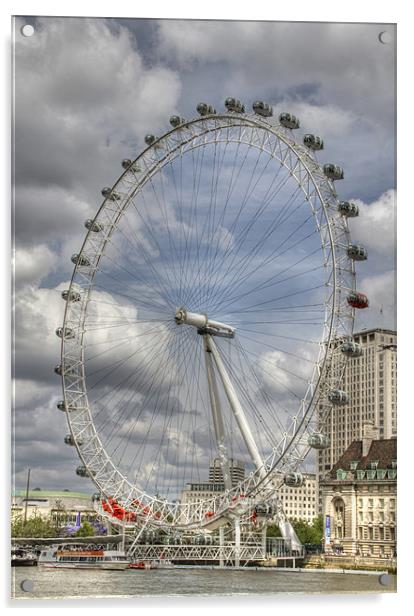 London Eye HDR Acrylic by David French