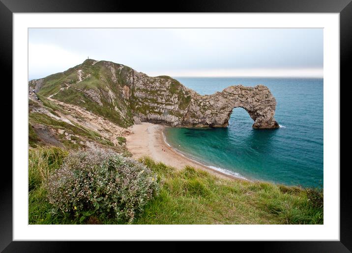 Majestic Durdle Door: A Natural Marvel Framed Mounted Print by Graham Custance