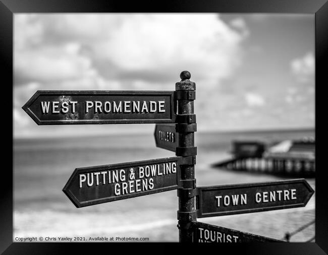 Cromer tourism Framed Print by Chris Yaxley