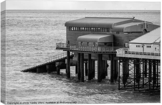 Cromer RNLI lifeboat station Canvas Print by Chris Yaxley