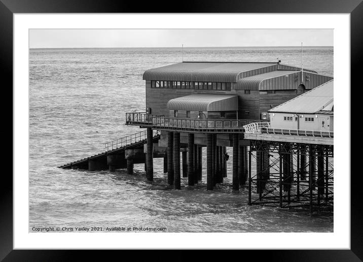 Cromer RNLI lifeboat station Framed Mounted Print by Chris Yaxley