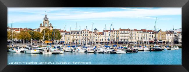 La Rochelle yachting marina Framed Print by Stephen Rennie
