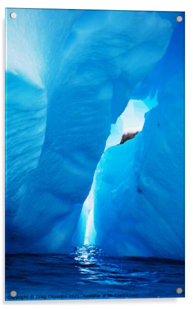 Iceberg, Antarctica  Acrylic by Wall Art by Craig Cusins