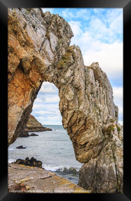 Natural archway Framed Print by Kevin Hellon