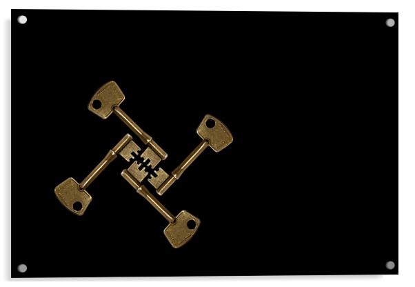 Keys Locked Acrylic by Jonathan Pankhurst