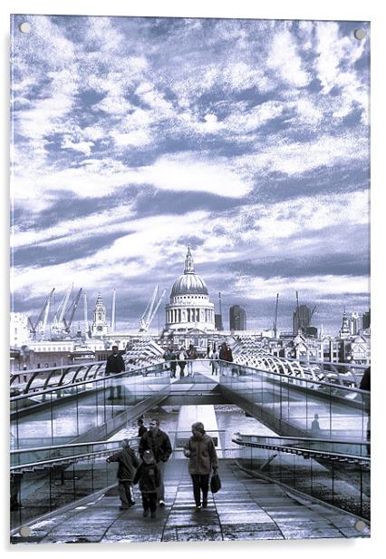 St Pauls Cathedral Acrylic by Jonathan Pankhurst