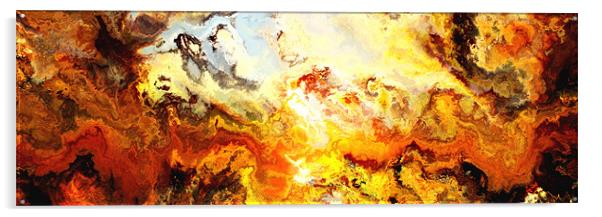 Sunset in the place of power Acrylic by Jury Onyxman