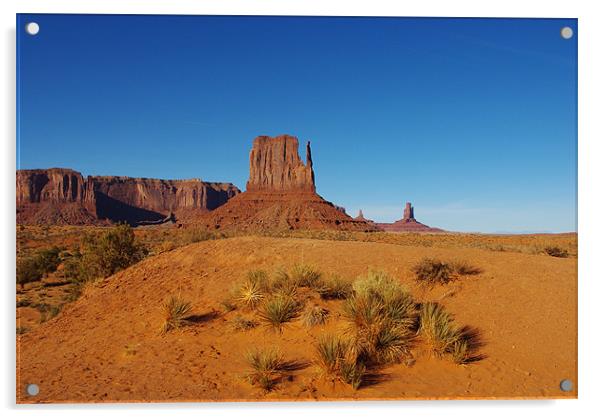 Monument Valley impression, Arizona Acrylic by Claudio Del Luongo