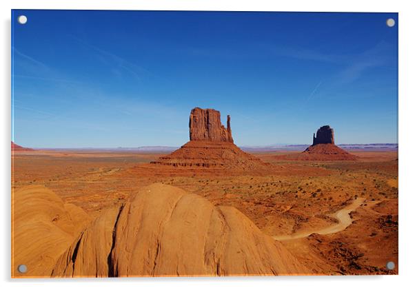 Majestic Monument Valley, Arizona Acrylic by Claudio Del Luongo