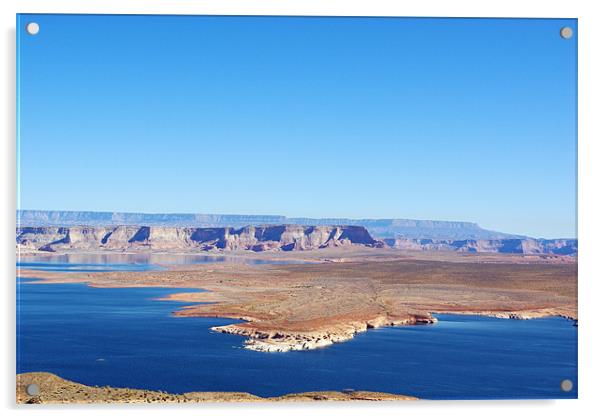 Lake Powell, Arizona Acrylic by Claudio Del Luongo