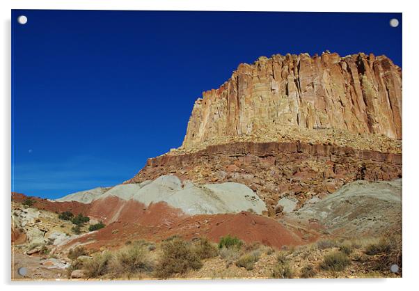 Colours of Capitol Reef, Utah Acrylic by Claudio Del Luongo