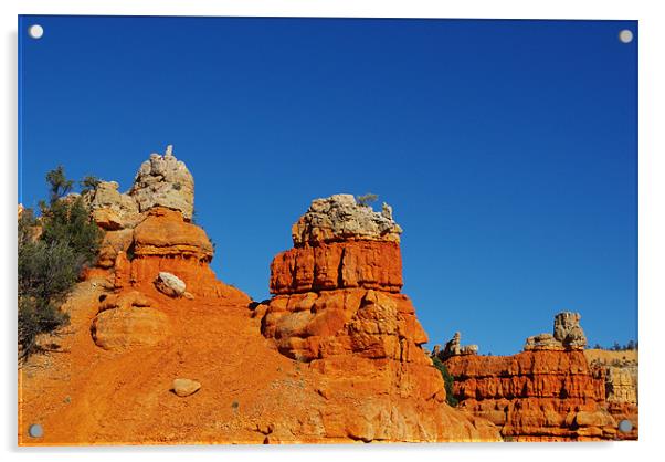 Colours near Red Canyon, Utah Acrylic by Claudio Del Luongo