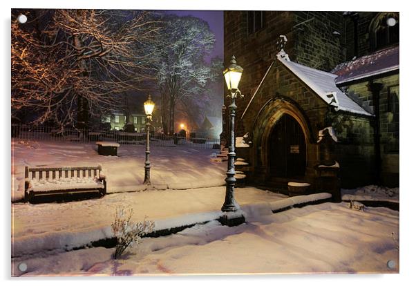  St Michael All Angels Haworth Acrylic by mark davis