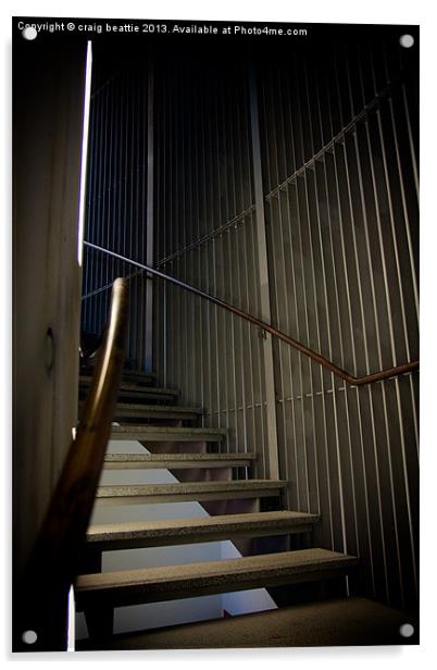 McManus Spiral Stairs Acrylic by craig beattie