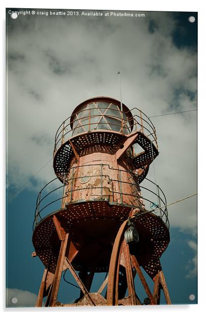 Lighthouse Ship Acrylic by craig beattie