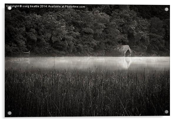  Boathouse Loch Ard Acrylic by craig beattie