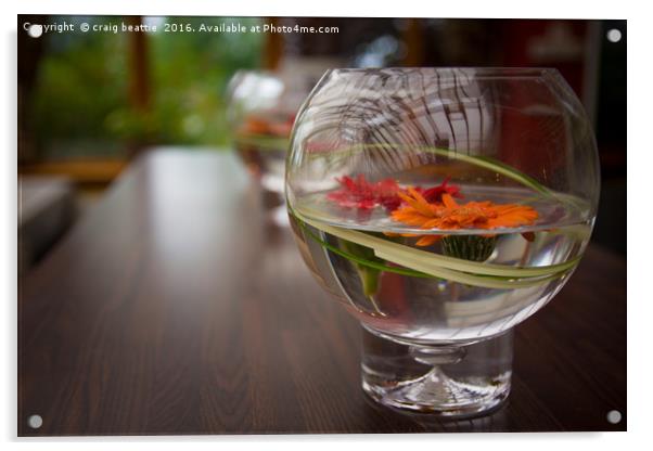 Goldfish Bowl Acrylic by craig beattie