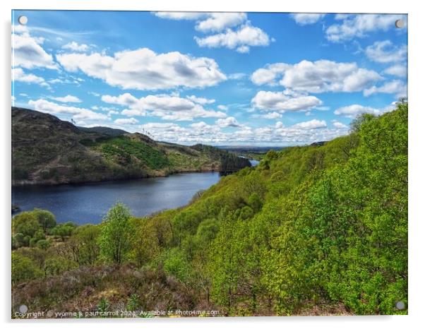 Loch Trool, Galloway Forest Park Acrylic by yvonne & paul carroll