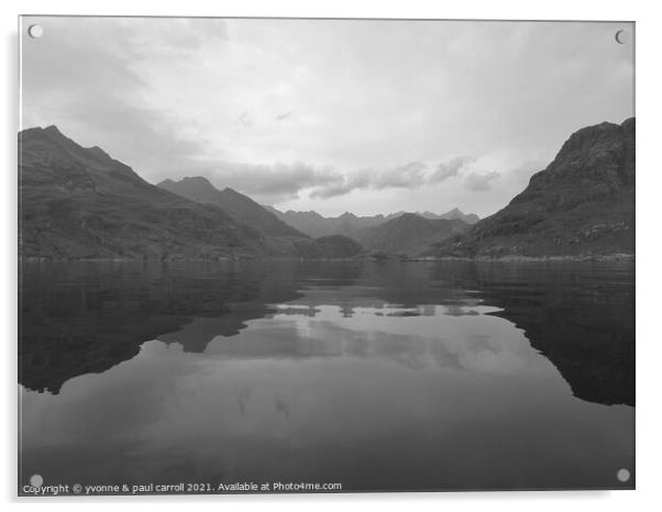 Approaching Loch Coruisk Acrylic by yvonne & paul carroll