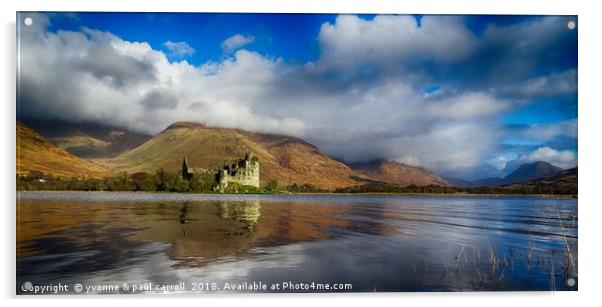 Kilchurn castle on the banks of Loch Awe Acrylic by yvonne & paul carroll