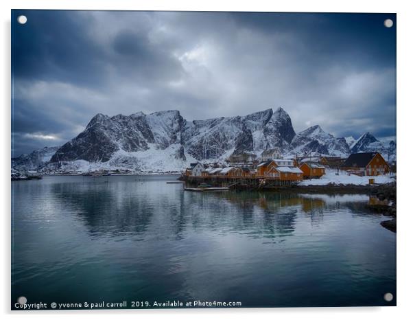 Sariskoy, Lofoten Islands, Norway Acrylic by yvonne & paul carroll