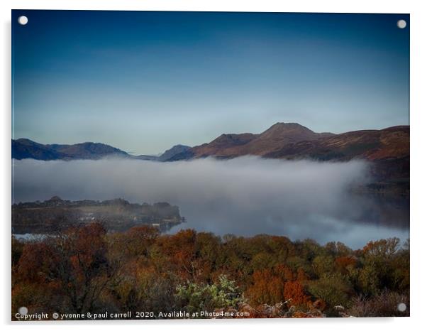 Ben Lomond & Loch Lomond view from Inchcailloch Acrylic by yvonne & paul carroll