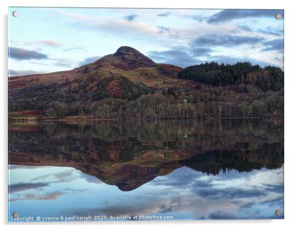 Conic Hill and Loch Lomond  Acrylic by yvonne & paul carroll