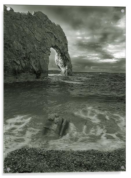 Durdle Dor - Dorset Acrylic by kelvin ryan