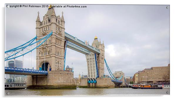  MV Havengore and Tower Bridge Acrylic by Phil Robinson