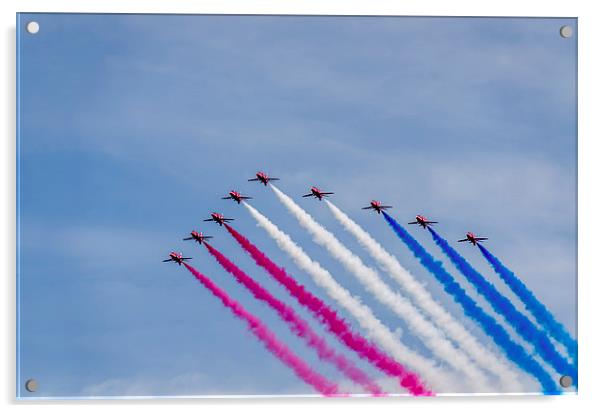  Red Arrows  Acrylic by Phil Robinson