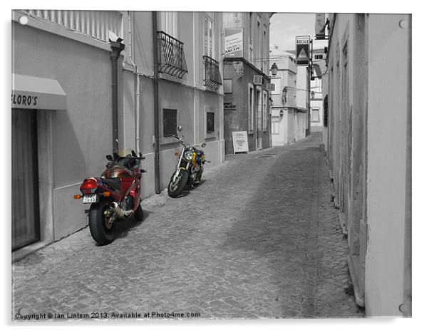 Streets of Italy Acrylic by Ian Lintern