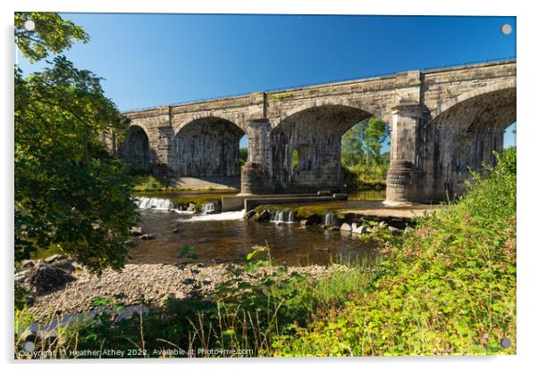 Alston Arches, Haltwhistle, Northumberland Acrylic by Heather Athey