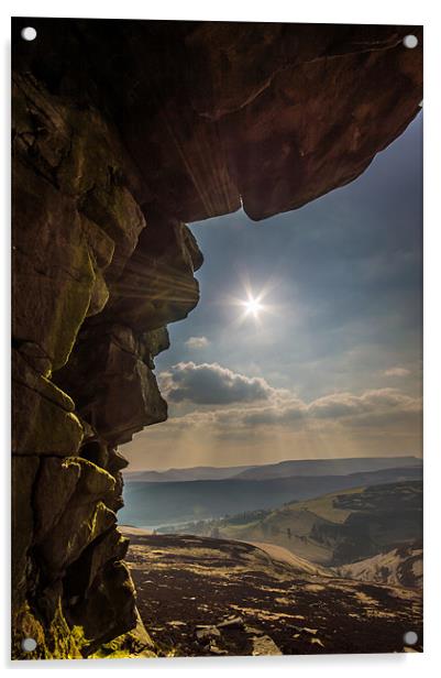 Whinstone Lee Tor Acrylic by Phil Tinkler