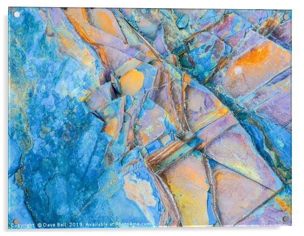Bright Rocks Acrylic by Dave Bell