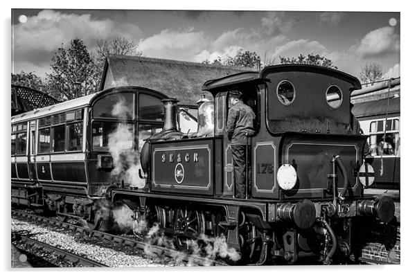 Bluebell Railway Steam Engine Acrylic by Tim Taylor