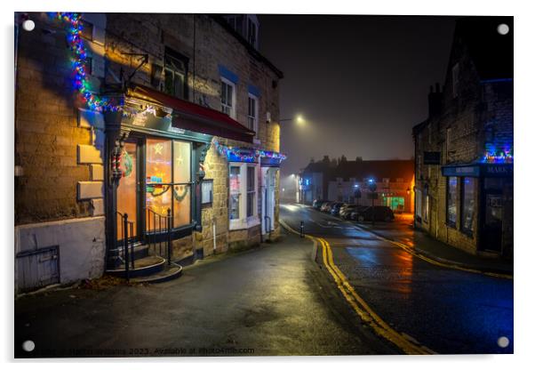 Christmas time in Pickering, North Yorkshire Acrylic by Martin Williams